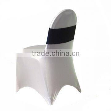 factory sale spandex chair covers with band cheap chair cover for event decoration