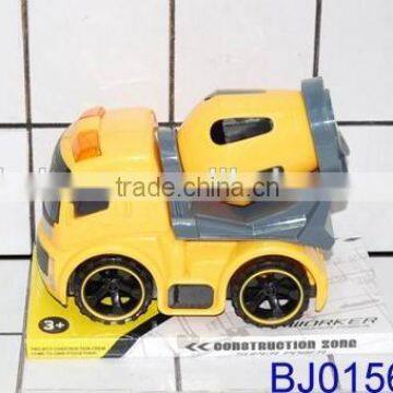 Funny Yellow Truck Toy Happy Kids Plastic Toy Concrete Mixer Truck photo-2