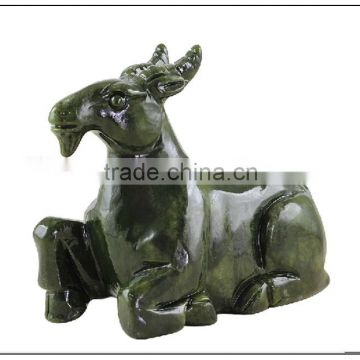 Auspicious Jade Feng Shui goat, sheep statue