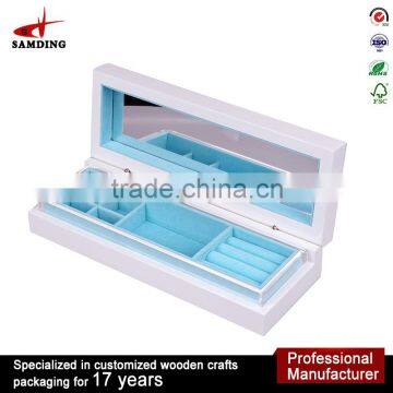 Any color cotton filling for jewelry boxes luxury wholesale with mirror parts for gift packaging