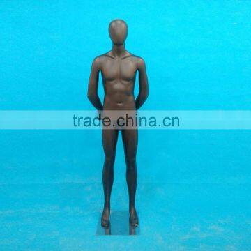 Sport Male mannequin football male display mannequin black matt color