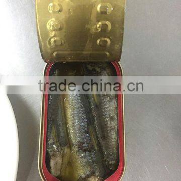 canned sardine in vegetable oil 125 for West Africa