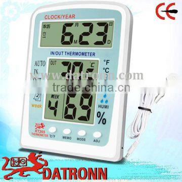 digital thermometer with sensor and probe KT203