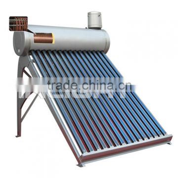 tank pressurized solar hot water heater copper coil for preheat