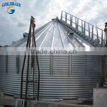 Flat and hopper steel plate silos grain silos prices