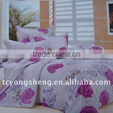 rose pattern bedding set