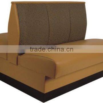 two side sofa for restaurant restaurant leather sofa HDBS414