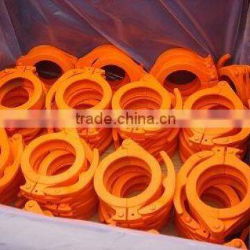 putzmeister DN125 boom pump pipeline quick release/sanp pipe clamps for concrete pump truck
