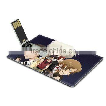 2016 new fashion protable usb flash drives colorful cards usb