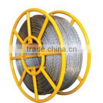 Anti-twist galvanized steel wire rope for winch hoist tractor