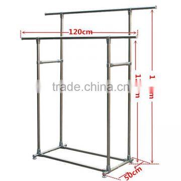Huohua 2016 Hot Selling Double Pole Customize Rotating Clothes Rack photo-2