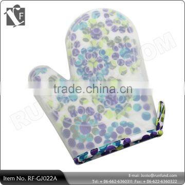 Best In Class Heat Resistant Silicone Cooking Gloves with Colorful Pattern