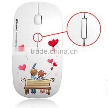 Fashion Ultra-slim 2.4G Wireless Optical Mouse