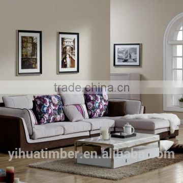 Comodo sofa Muebles del living sala de madera de alta calidad suave 2015 on sale buena sofa