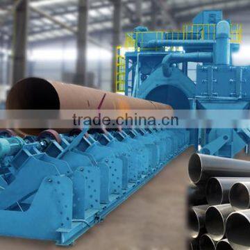 Steel pipes shot blasting machines on sale