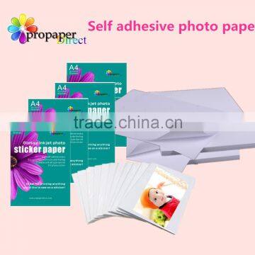 150G a4 inkjet glossy self adhesive photo paper