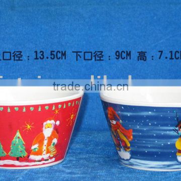 Full Decal Printing Ceramic Bowl