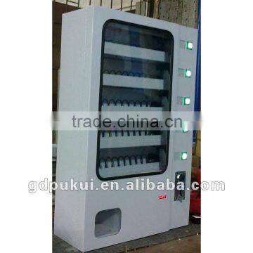 Wall hung automatic condom vending machine with 5 spring vending channels