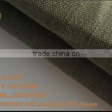 Colorful Wholesale Solid Linen Ramie Fabric photo-2