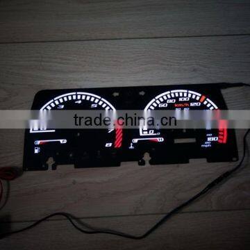 More higher brightness and quality Electroluminescent Car gauge/ Electroluminescent auto gauge / Electroluminescent Meter