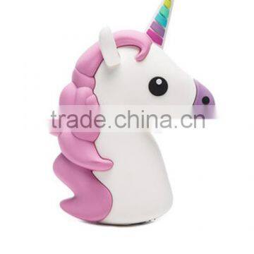 2016 Trending Products Christmas Gift 2600mAh 2200mAh 2000mAh Portable Mobile Charger Silicon Carton Spirit Unicorn Power Bank Supplier's Choice photo-2
