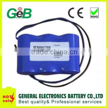 high capacity 3S 10.8v er34615m lithium battery packs