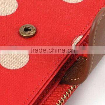China Style Women Floral Canvas Wallet Coin Purse photo-6