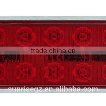 LED Ambulance Emergency Strobe Light /LED Security Emergency Flash Strobe light (SR-AE-022H-10W-RED)W Chrome Frame & Rubber Base