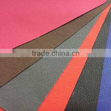 Satisfied price ! PVC synthetic leather for sofa usage with non woven backing