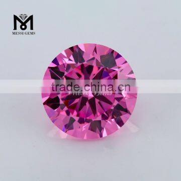 2015 Hot Sale Round Pink Cubic Zirconia Stones in Silver Jewelry