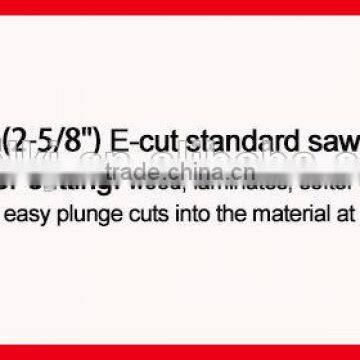 65mm(2-5/8'') E-cut Quick Change Standard Oscillating Multi Tool Saw Blade for Multimaster Power Tools photo-3