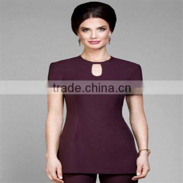 Newest 100% cotton beauty spa uniforms