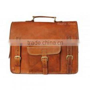 Handmade Leather Satchel Leather Briefcase 13