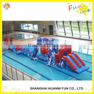 Inflatable water obstacle course for sale, outdoor obstacle course equipment for fun