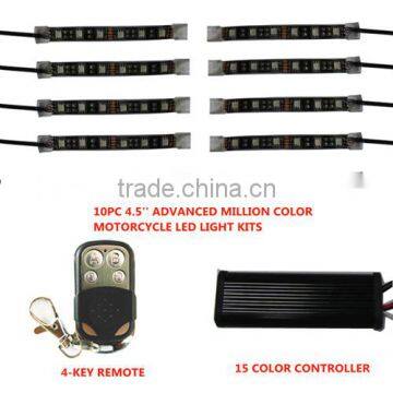 High Quality and cheap Led 5050 Strip Kit Motorcycle Lights and car decoration parts and ampler