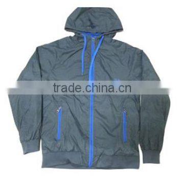 men 100% Nylon Spring Hoody Jacket Stock