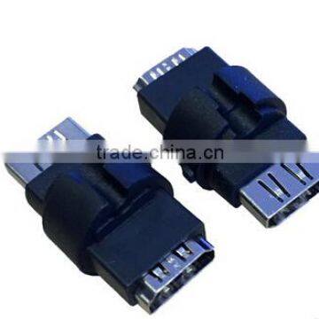 HDMIFemale to HDMIfemale adapter with screw adapter Black color 24K gold plated