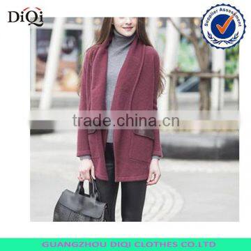 Lady formal sweater with Leather