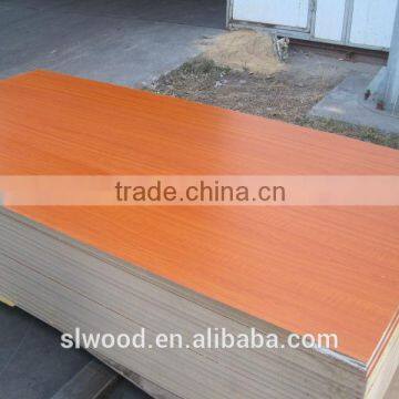 1220*2440mm melamine laminated MDF with E1 grade