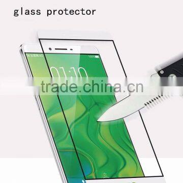 0.33mm colorful asahi tempered glass screen protector for oppo r7 plus