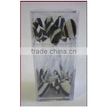 pvc case packed sponge spatula for mask and cosmetic