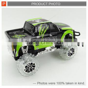 Amazing 1 /12 Scale 4channels rc Big Wheel Truck With Light Wheel photo-4