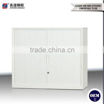 high quality KD office furniture tambour door filing cabinet double door file cabinet