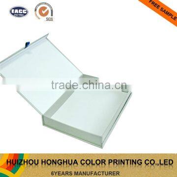 Matt Lamination Cardboard Storage Box Magnetic Packaging Box with Ribbon Closure