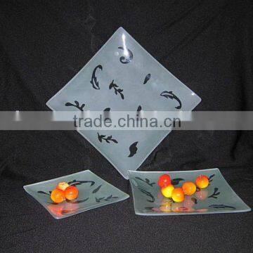 SQUARE GLASS PLATE