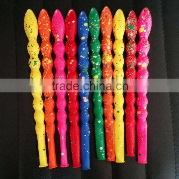 different shaped eight section latex toy balloon