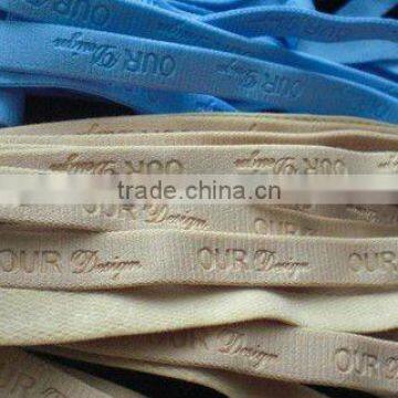 satin embossed lanyard