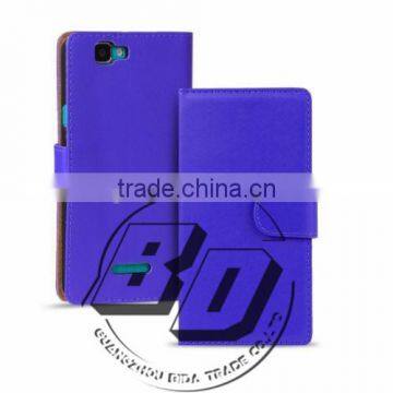 Extrem Hot Selling Plain PU Leather Flip Wallet Case For All Wiko Models Mobile Phone Case Cover photo-4