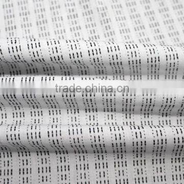 100% Cotton Blue Solid Jacquard Dobby Weave Fabrics for Shirting Clothing Dressing Skirt photo-4