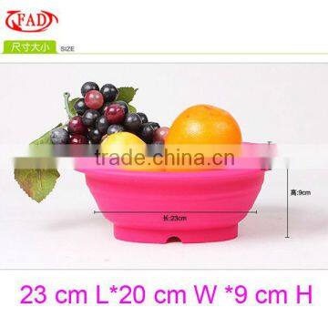 Foldable Hello Kitty Baskets for Sale, Storage Vegetable Fruit Silicone Multifunctional Basket